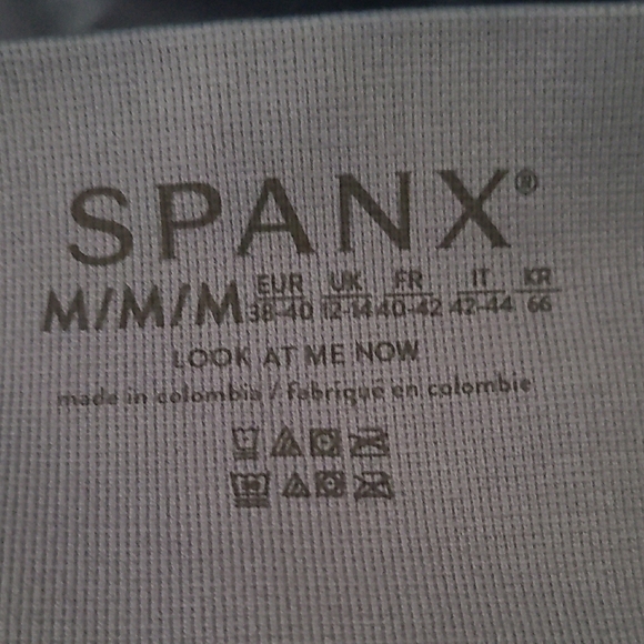 SPANX Look At Me Now Ecocare Deep Blue Tie-Dye Ankle Leggings - Size Medium - Picture 8 of 12